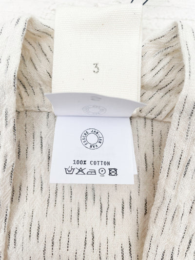 JAN-JAN VAN ESSCHE "TUNIC#30"RAIN KASURI NETTLE CLOTH