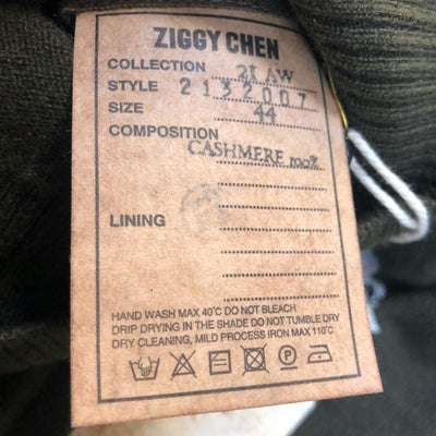 ZIGGY CHEN SWEATER Art.#007 / DARK GREEN