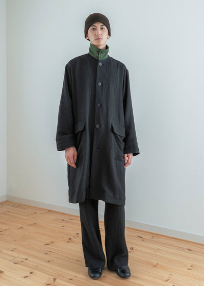 ZIIIN "SANZOH / 21AW" DOCTOR COAT / BLACK
