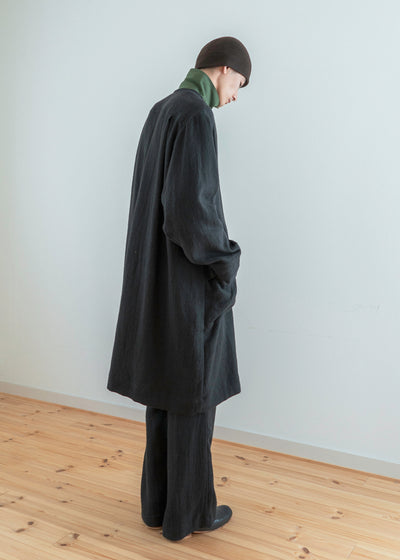 ZIIIN "SANZOH / 21AW" DOCTOR COAT / BLACK
