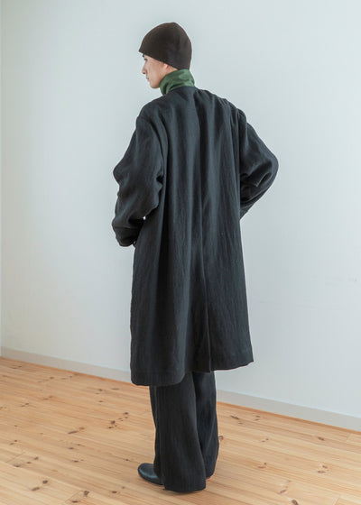 ZIIIN "SANZOH / 21AW" DOCTOR COAT / BLACK