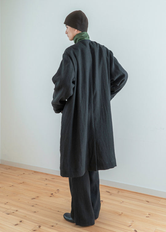 ZIIIN "SANZOH / 21AW" DOCTOR COAT / BLACK