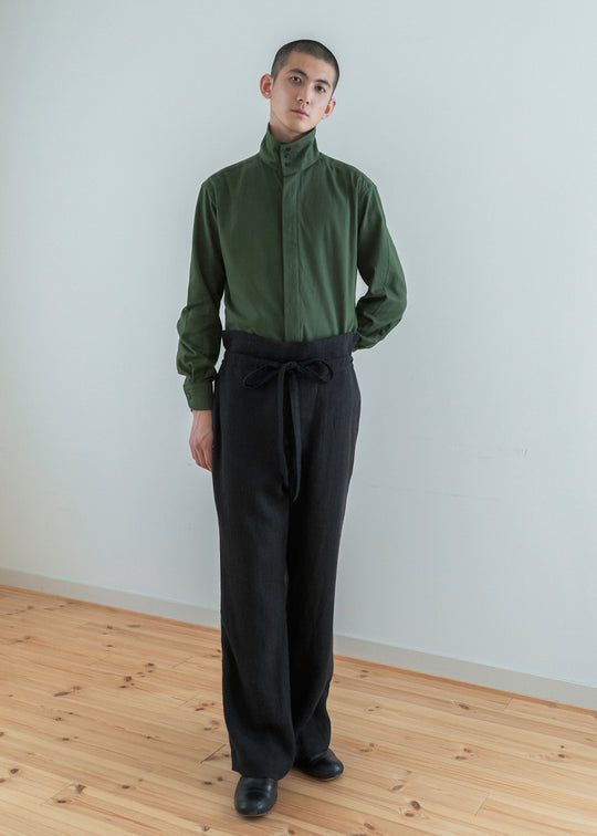 ZIIIN "MIROK" BAGGY PANT / BLACK