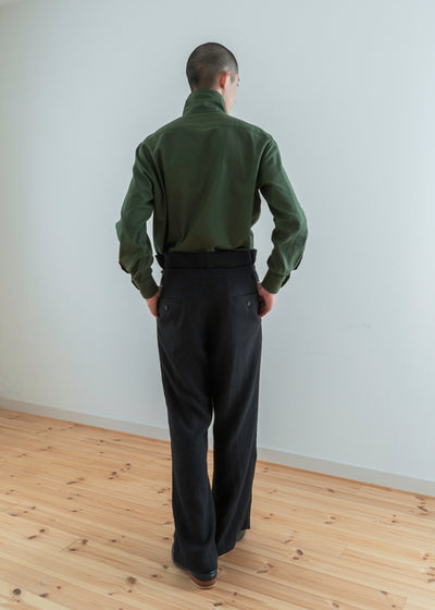 ZIIIN "MIROK" BAGGY PANT / BLACK